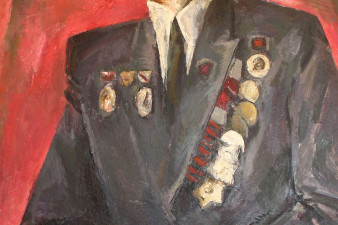 Баскаков Н. В. Портрет ветерана. 1974 г. Холст, масло